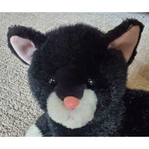 Sebastian Black and White Cat Plush Stuffed Animal Toy Gift Rare HTF